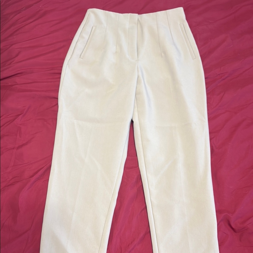 Elegant Cream Women's Pants